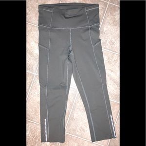 lululemon fast and free high rise crop